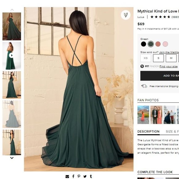 Lulus Mythical Kind of Love Dark Green Maxi Dress - Picture 2 of 6